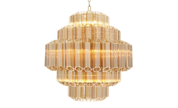 Vittoria Small Chandelier in Gold Finish
